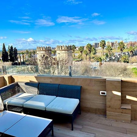 Alojamientos Puerta Palma Con Vistas Y Parking 巴达霍斯 外观 照片