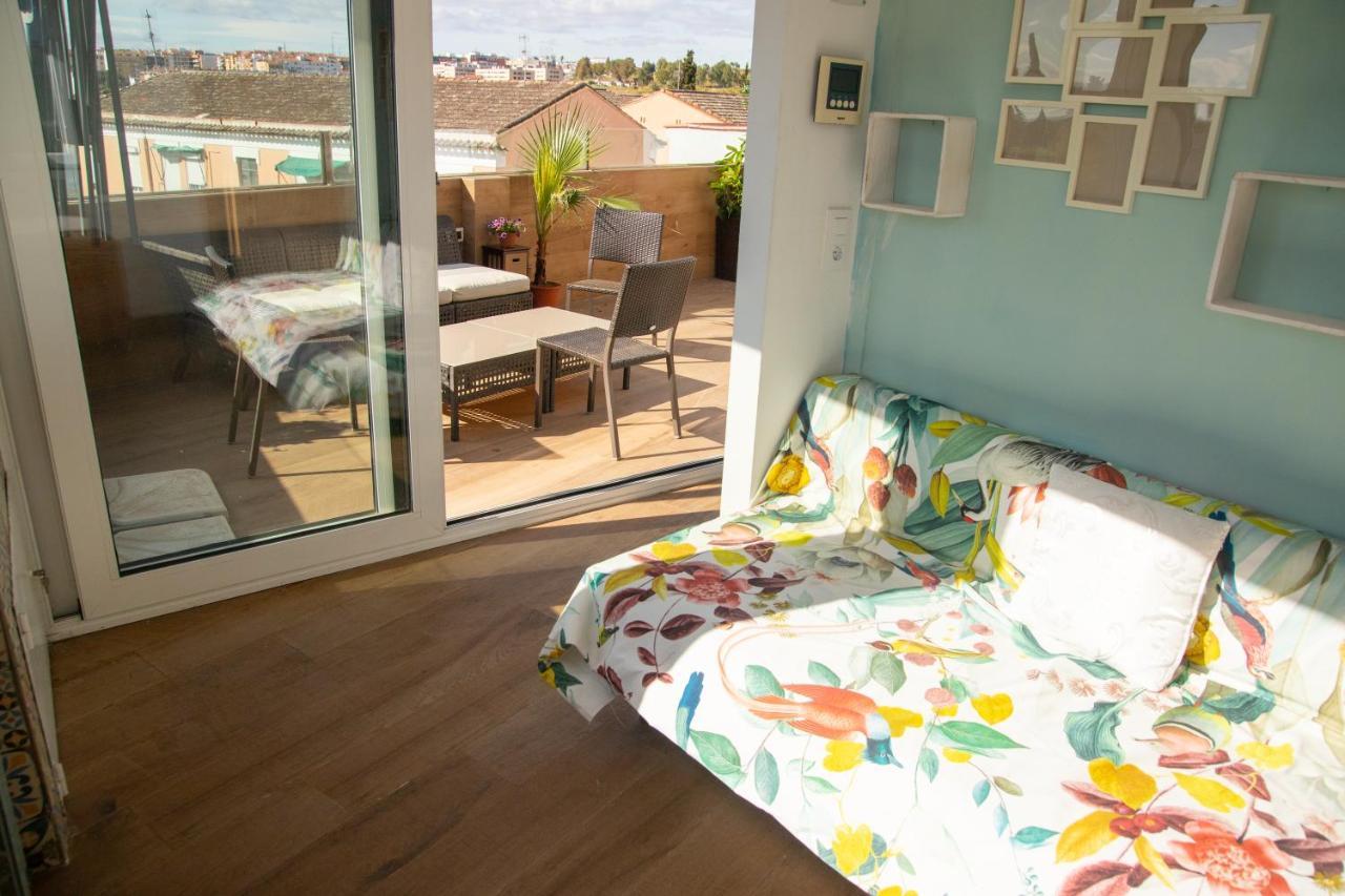 Alojamientos Puerta Palma Con Vistas Y Parking 巴达霍斯 外观 照片